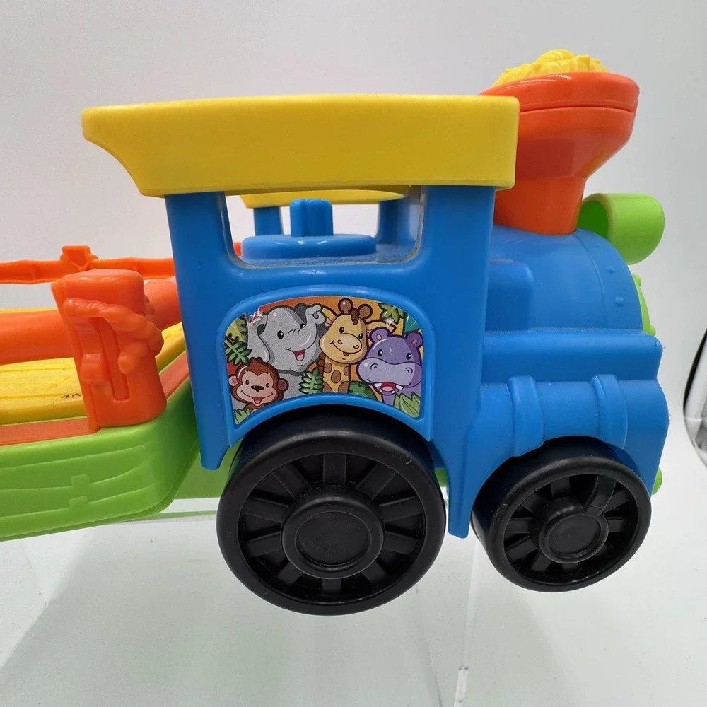 2017 Fisher-Price Little People Choo-Choo Zoo Train With Sounds TESTED & WORKING